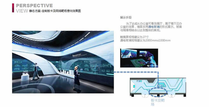 賽凡策劃之北京仰聯(lián)信通技術有限公司展廳概念方案