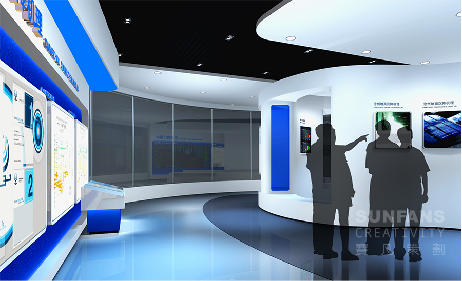 如何增加展廳的科技感？_賽凡策劃