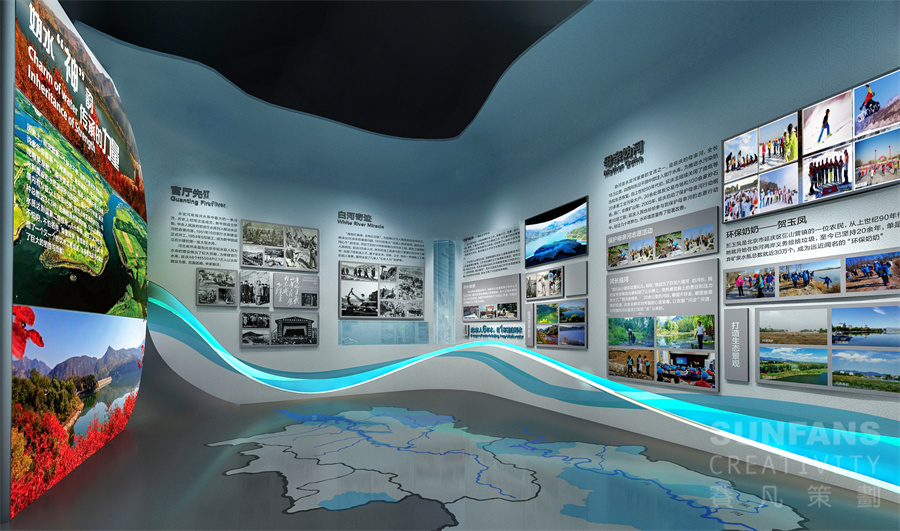 展廳設(shè)計中墻面好看的幾個創(chuàng)意做法，保證吸睛一片